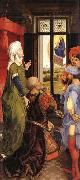 WEYDEN, Rogier van der Bladelin Triptych oil on canvas